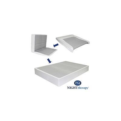 No Assembly King - Split White Metal Box Spring 9 in. Profile - Bellso